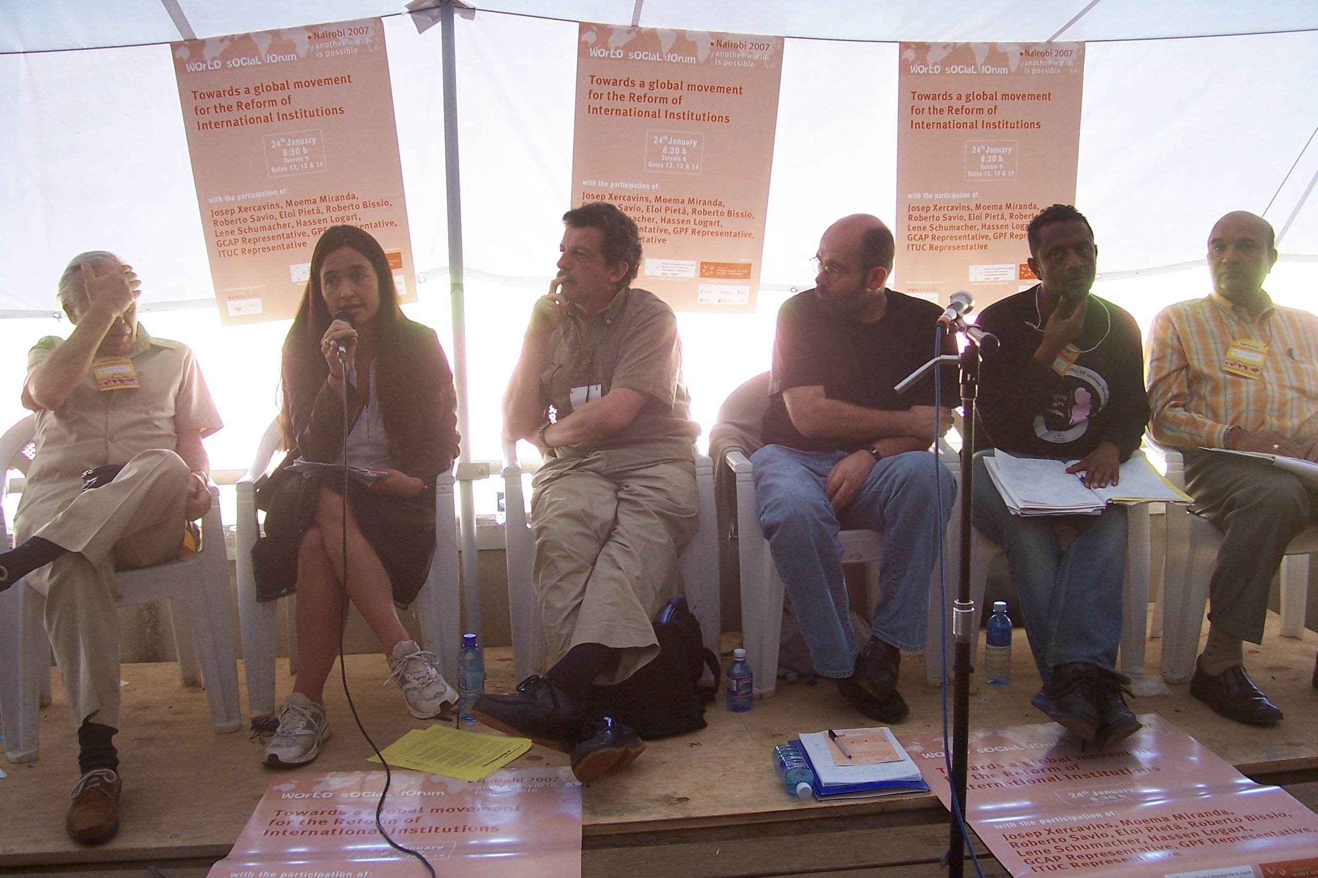 World social forum, Nairobi 2007, Seminar reform of international institutions